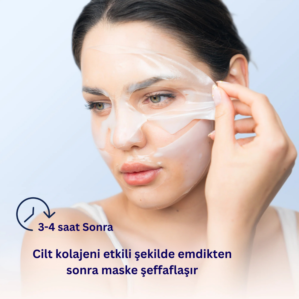 Bio Kolajen Maske | Makyajsız Parlak & Canlı Cilt