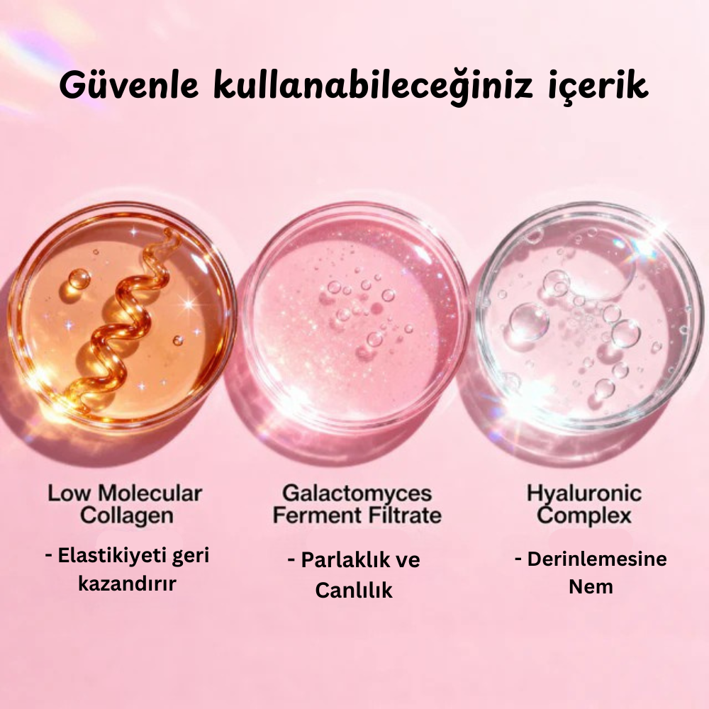 Bio Kolajen Maske | Makyajsız Parlak & Canlı Cilt