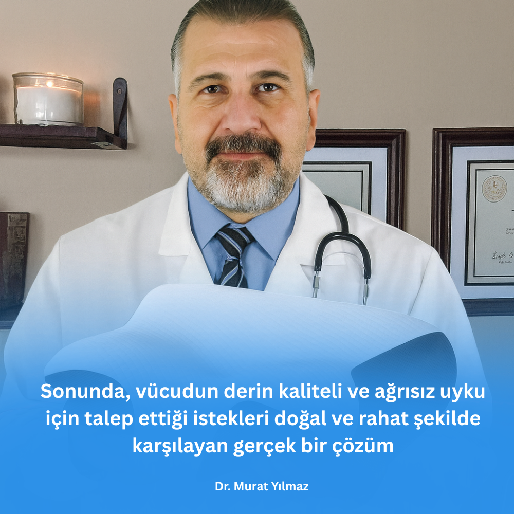 Ortopedik Rahat Uyku Yastığı | Baş ve Boyun Ağrısız sabahlar için