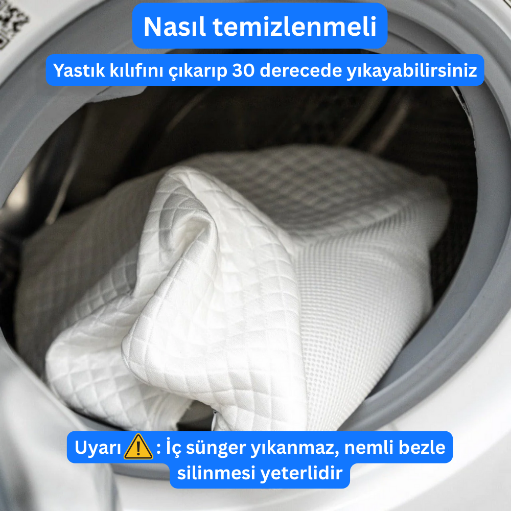 Ortopedik Rahat Uyku Yastığı | Baş ve Boyun Ağrısız sabahlar için