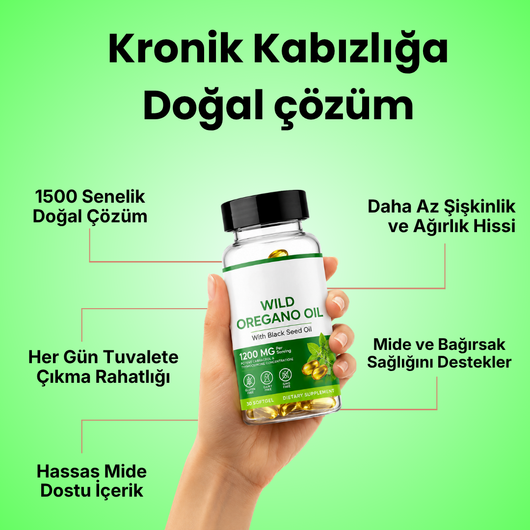 Kekik Yağı 30 Softgel | 1200mg