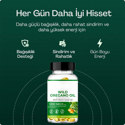Kekik Yağı 30 Softgel | 1200mg